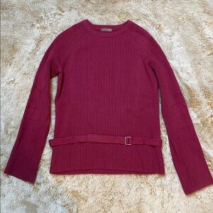 J.Crew vintage cotton sweater with belt